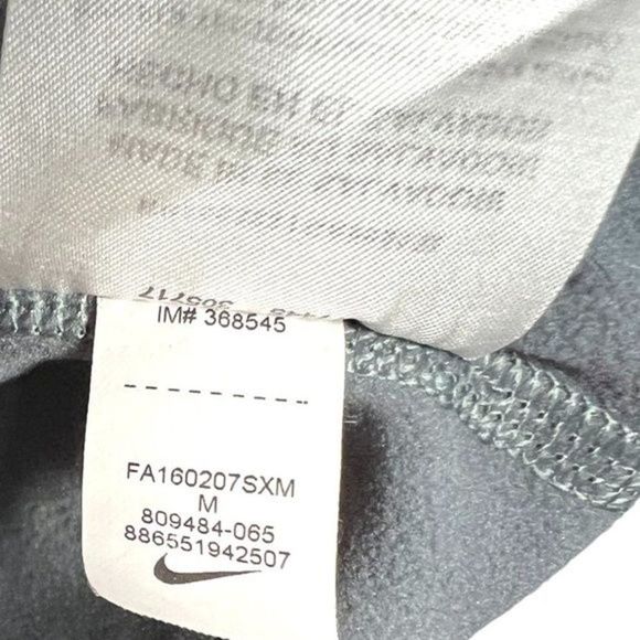 Nike Running Mens Mock Neck Half Zip Running Jacket Medium Gray - Picture 7 of 7